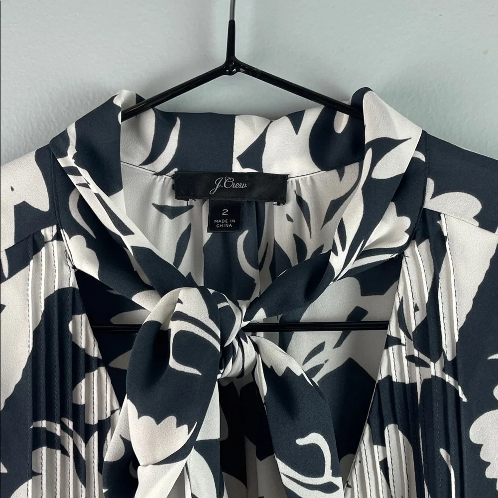 J. Crew Floral Blouse Size 2